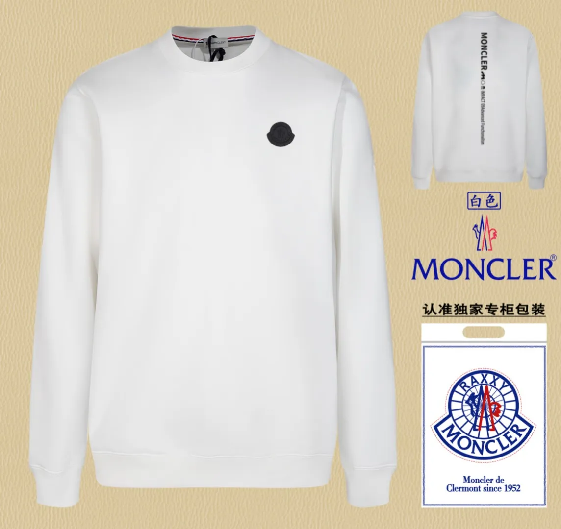 📦 📦 【 In Stock】 〖 𝐌𝐎𝐍𝐂𝐋𝐄𝐑~ 〗 440g ， 😎 ， ， Factory 2025 T ， ， Premium Breathable Same Style ：Black White Size：S M L XL 2XL
